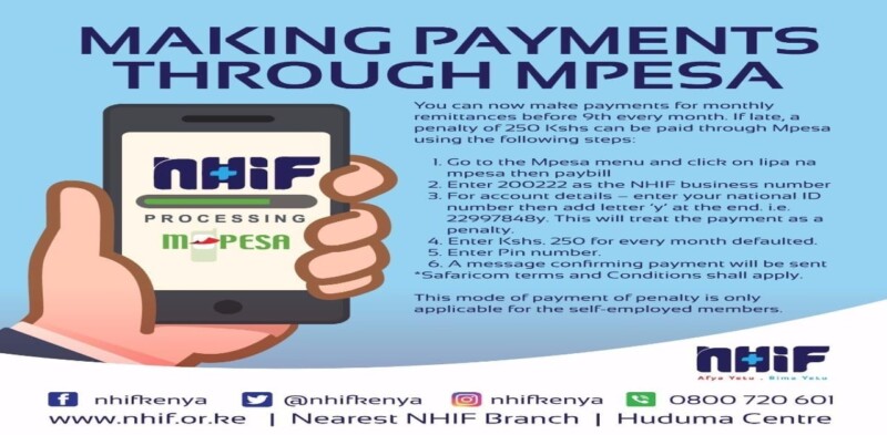 Nhif Hospital Selection Procedure Payments Paybill 6033